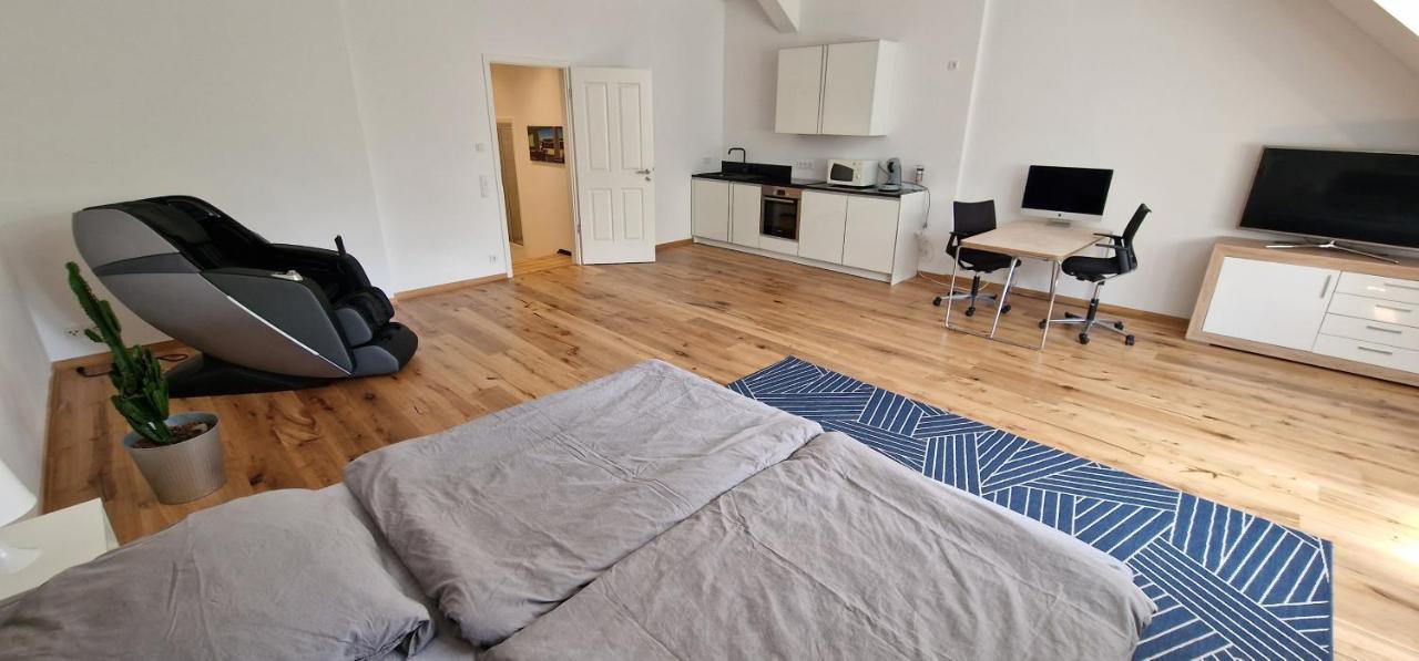 Apartment Mit Parkblick & Massagestuhl Лайпциг Екстериор снимка